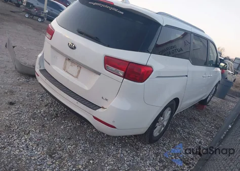 2016 Kia Sedona Lx из США, поврежденный, VIN KNDMB5C18G6103705